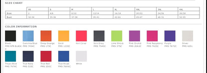 LADIES VNECK DRI-FIT TEE