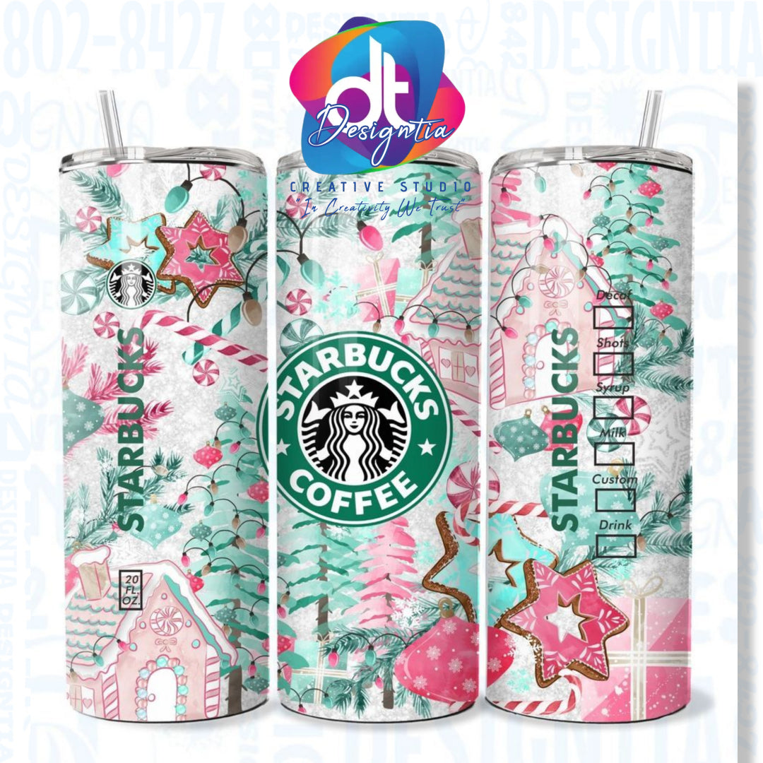 20OZ XMAS STARBUCKS TUMBLER