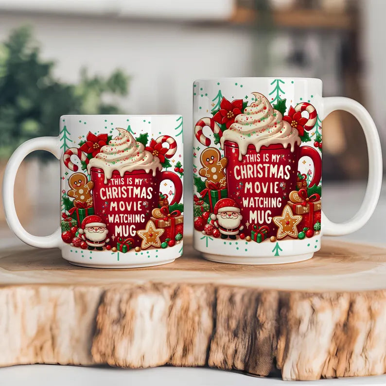 CHRISTMAS MOVIE WATCHING MUG