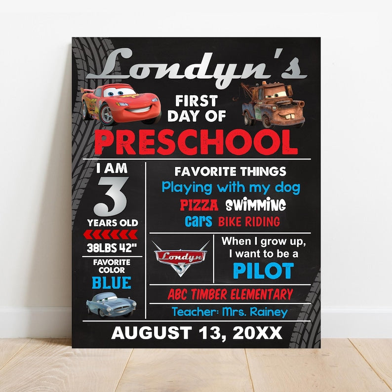FIRST DAY SIGNS (8.5X11, 11X17, 13X19)