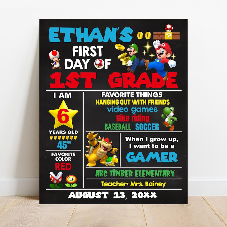 FIRST DAY SIGNS (8.5X11, 11X17, 13X19)