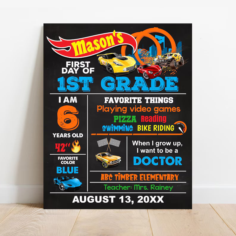 FIRST DAY SIGNS (8.5X11, 11X17, 13X19)