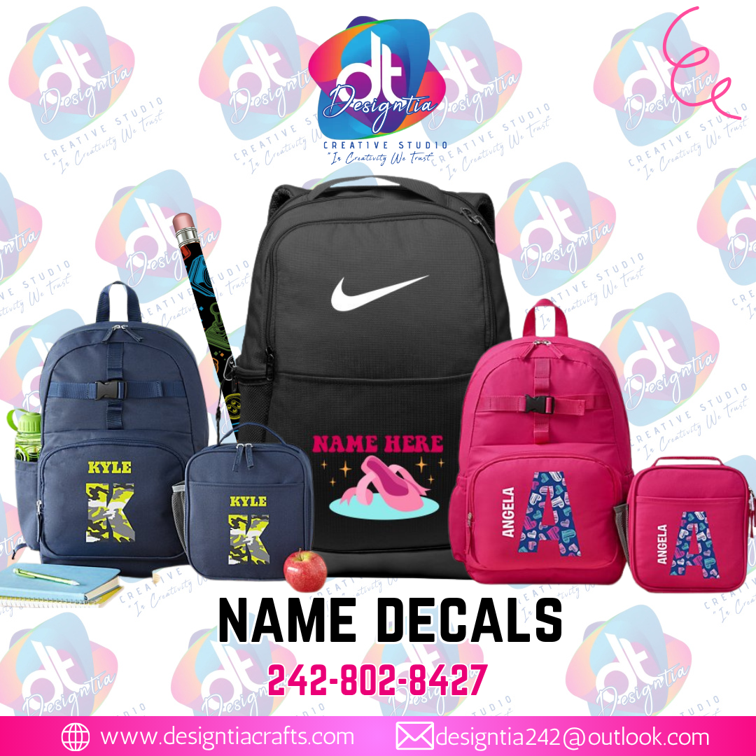 NAME DECALS
