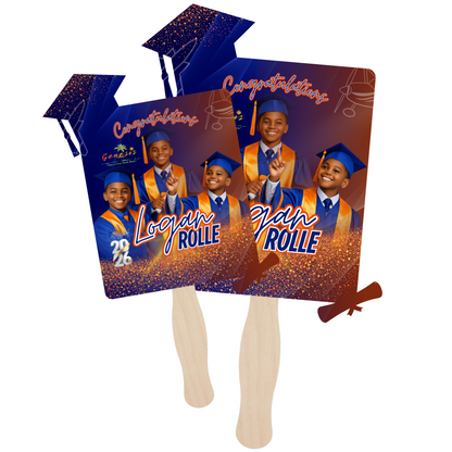 CUSTOMIZED GRAD FANS